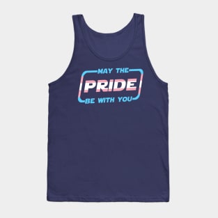 May the Pride Be With You Transgender Flag Tank Top